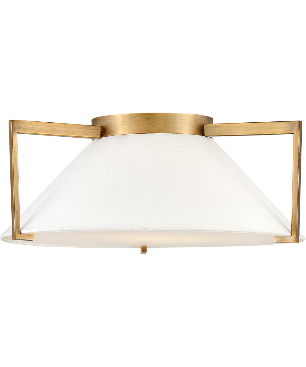 Calla LED-Light Large Flush Mount in Brushed Bronze