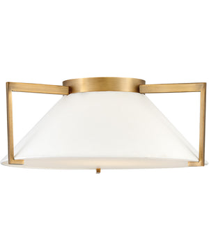 Calla LED-Light Large Flush Mount in Brushed Bronze