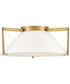 Calla LED-Light Large Flush Mount in Brushed Bronze