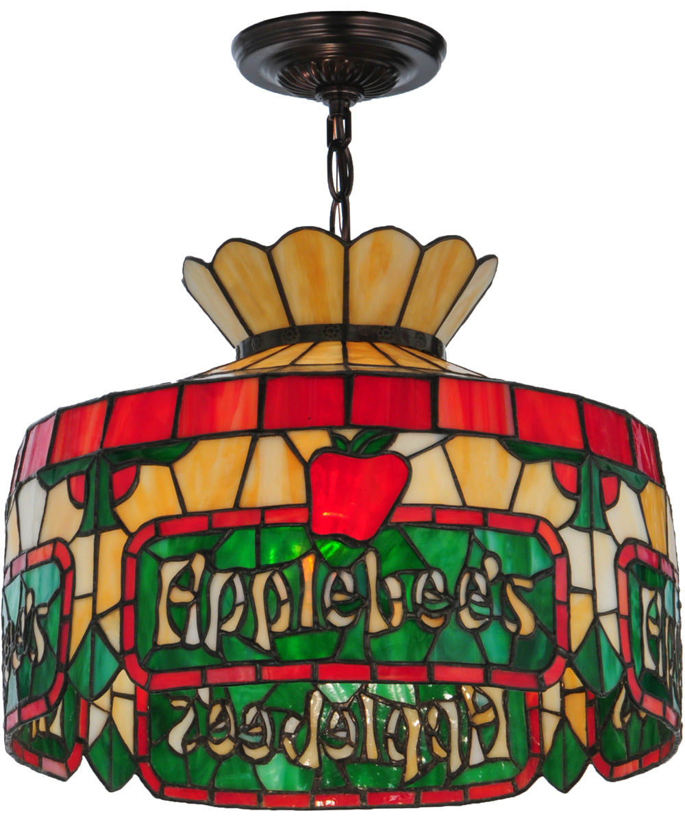 16"W Personalized Applebee's Pendant