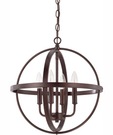 Hartwell 4-Light Pendant Bronze