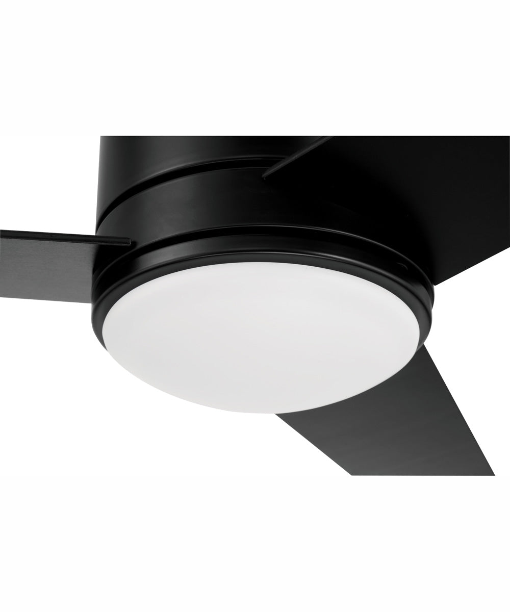 52" Cole 1-Light Ceiling Fan Flat Black