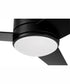 52" Cole 1-Light Ceiling Fan Flat Black