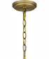 Celadon 5-light Chandelier Aged Brass