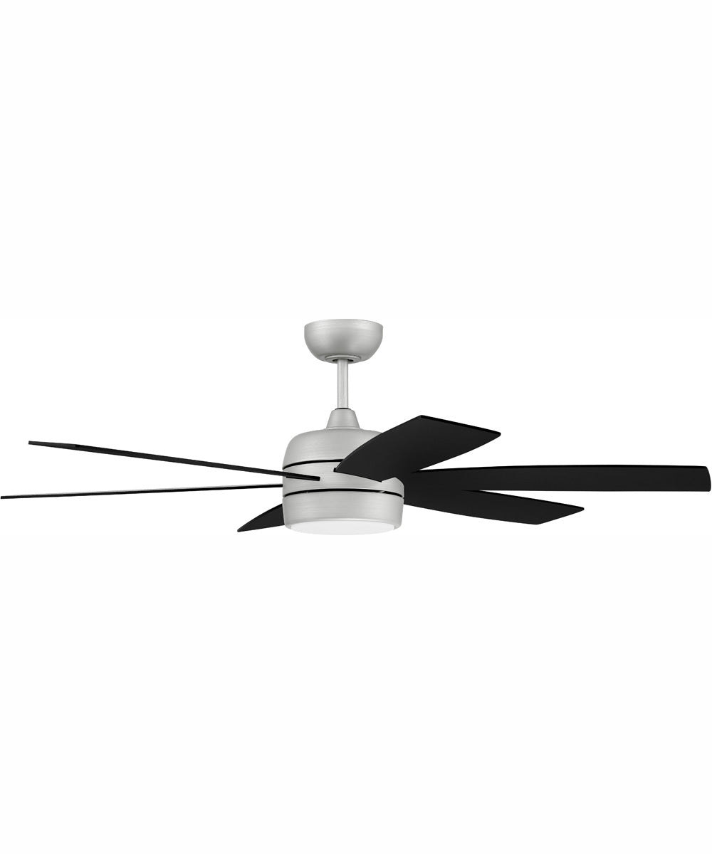 52" Trevor 1-Light Ceiling Fan Painted Nickel