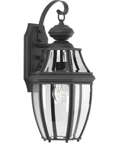 New Haven 1-Light Medium Wall Lantern Textured Black
