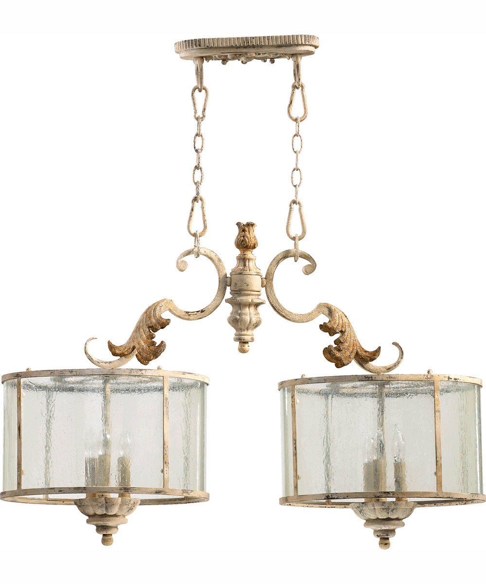 Florence 6-light Kitchen Island Light Persian White