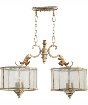 Florence 6-light Kitchen Island Light Persian White