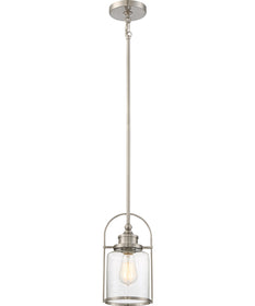 Payson Small 1-light Mini Pendant Brushed Nickel