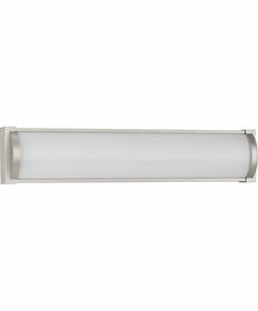 Barril 24 in. Medium Modern Integrated LED Linear Vanity Light Brushed Nickel