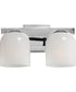 Scoop 2-Light Bath Vanity Polished Chrome