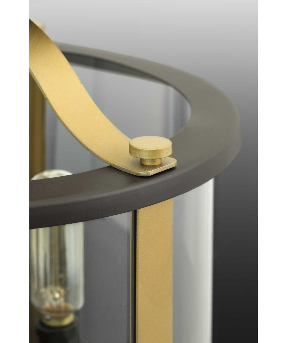 Squire 3-Light Semi-Flush Convertible Antique Bronze