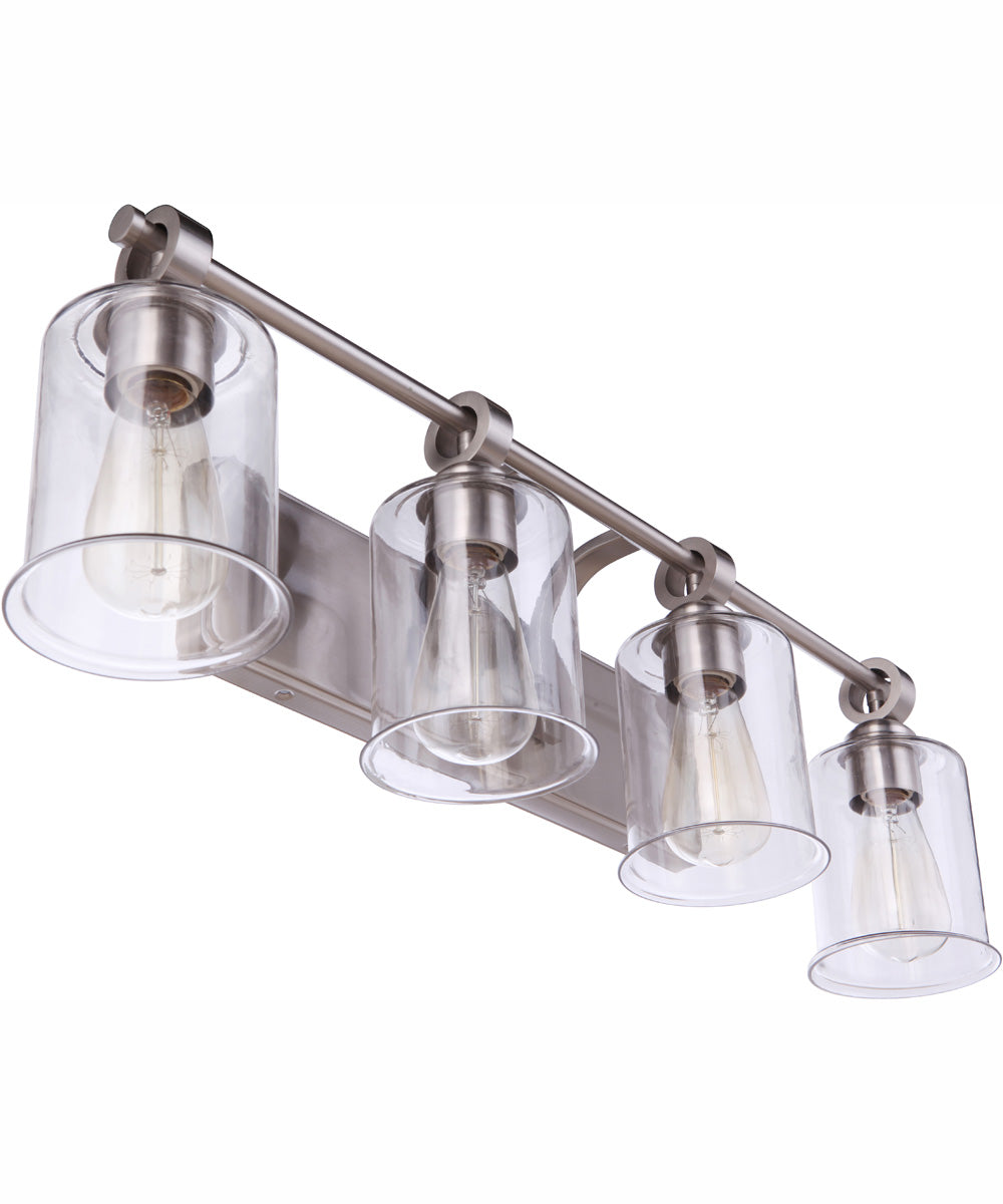 Romero 4-Light Vanity Brushed Polished Nickel