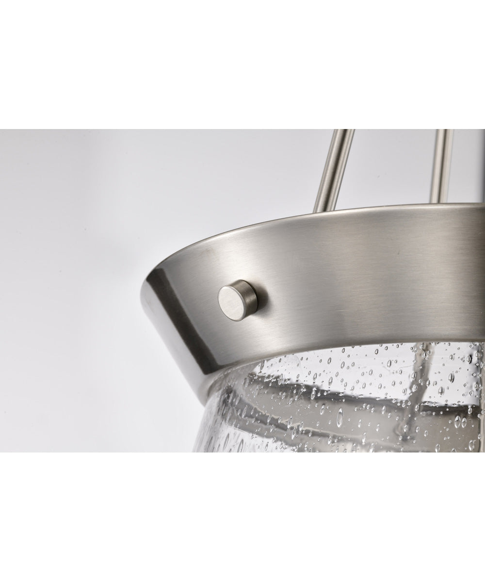 Boliver 3-Light Pendant Brushed Nickel