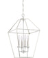 Aviary 4-light Pendant Polished Nickel