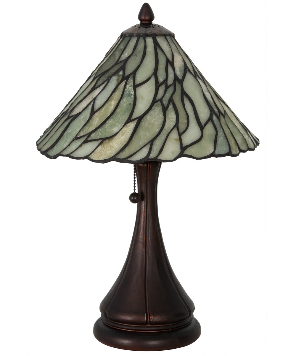 18"H Willow Jadestone Table Lamp