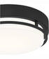 Hale Small Flush Mount Earth Black