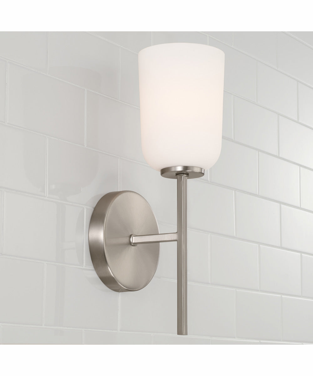 Lawson 1-Light Sconce Brushed Nickel