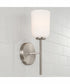 Lawson 1-Light Sconce Brushed Nickel