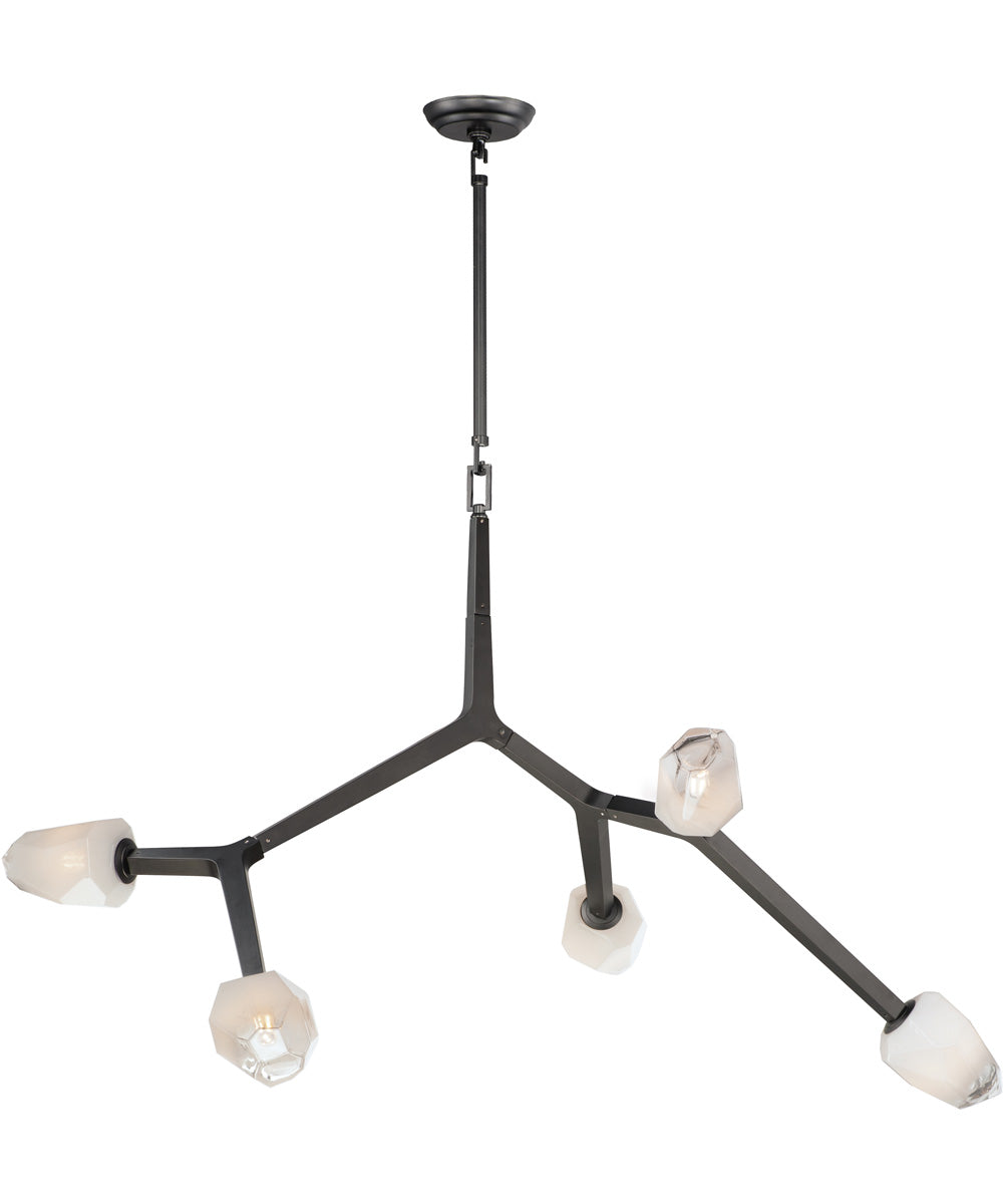 Blossom 5-Light LED Pendant Black