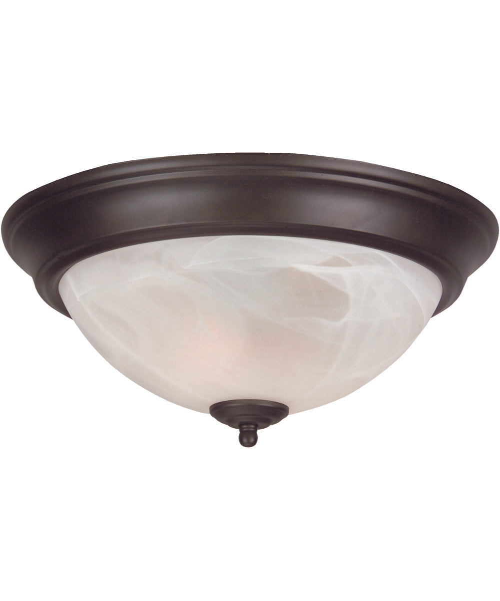 X21 series 2-Light Flush Mount Oiled Bronze