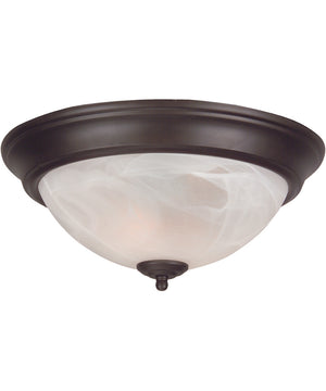 X21 series 2-Light Flush Mount Oiled Bronze