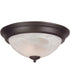 X21 series 2-Light Flush Mount Oiled Bronze