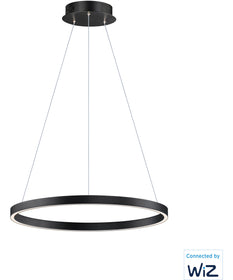 Groove 24 inch LED Pendant WiZ Black