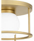 Quoizel Flush Mount Small 1-light Flush Mount Soft Gold