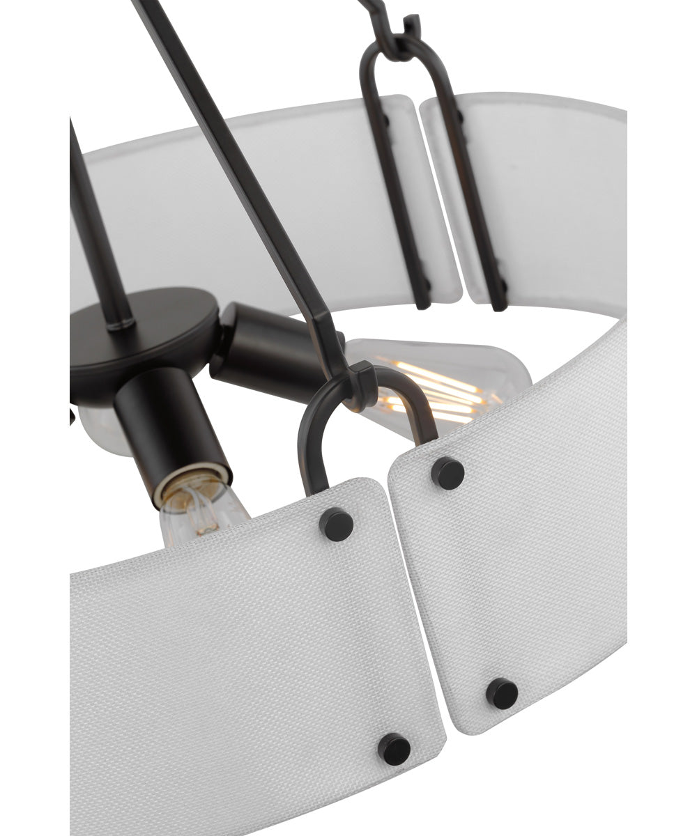 Halter 4-Light Pendant Matte Black