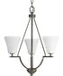 Bravo 3-Light Foyer Chandelier Antique Bronze