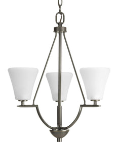 Bravo 3-Light Foyer Chandelier Antique Bronze