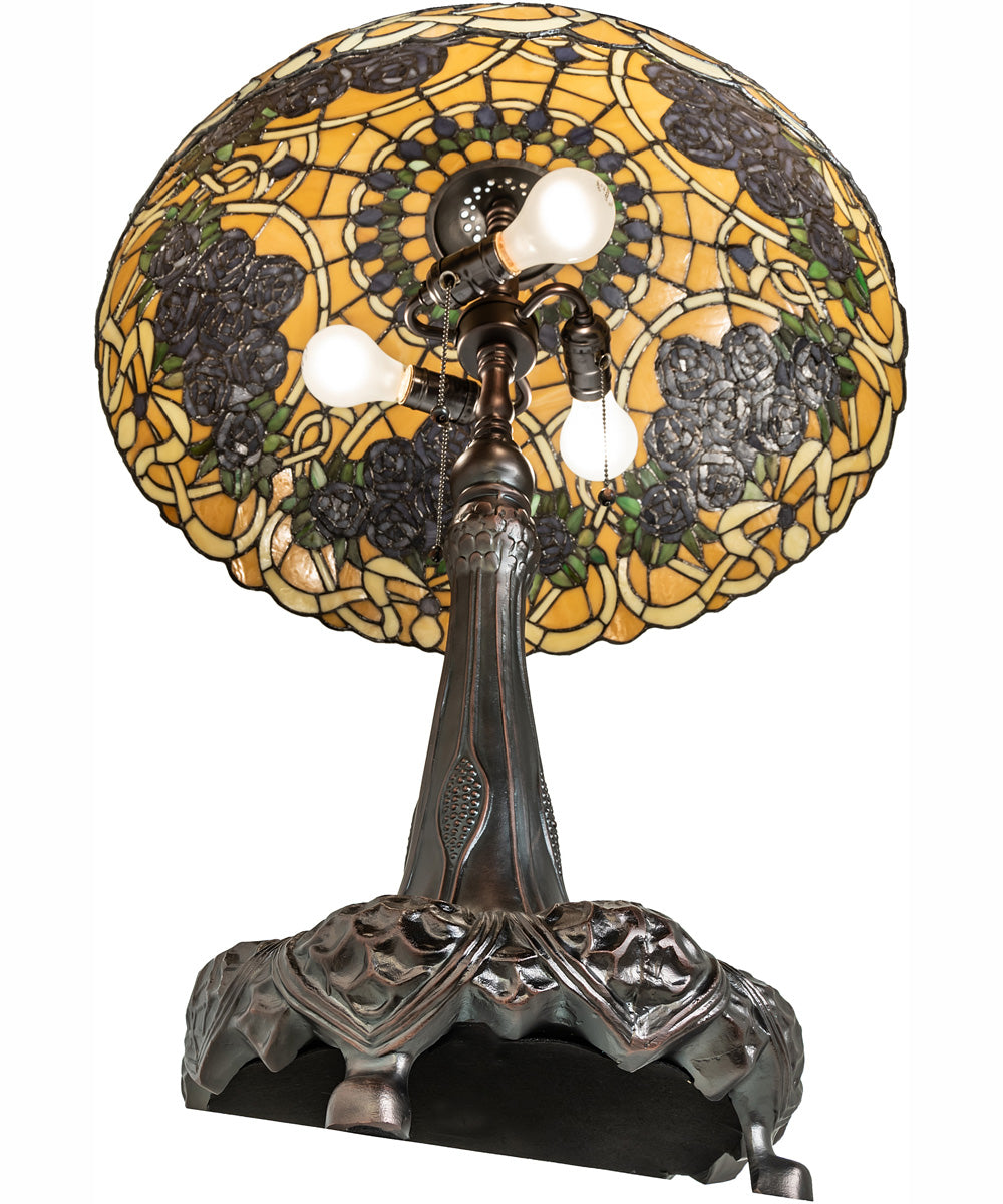 31" High Rose Bouquet Table Lamp