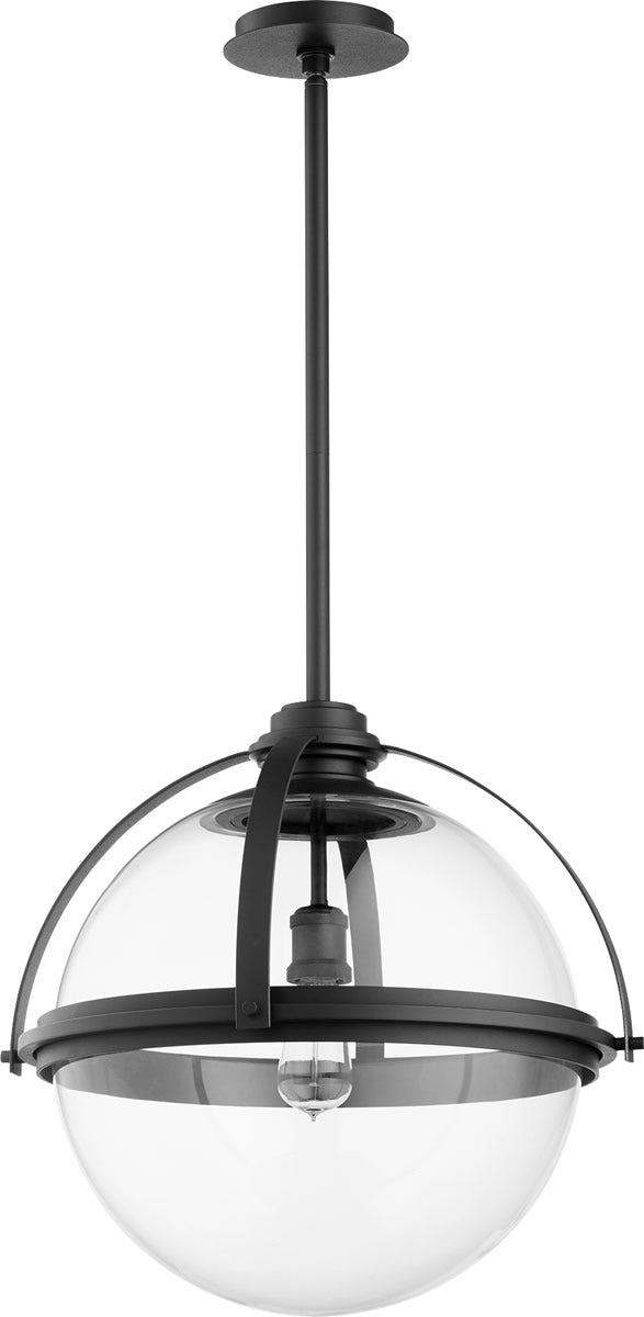 20"W 1-light Pendant Noir