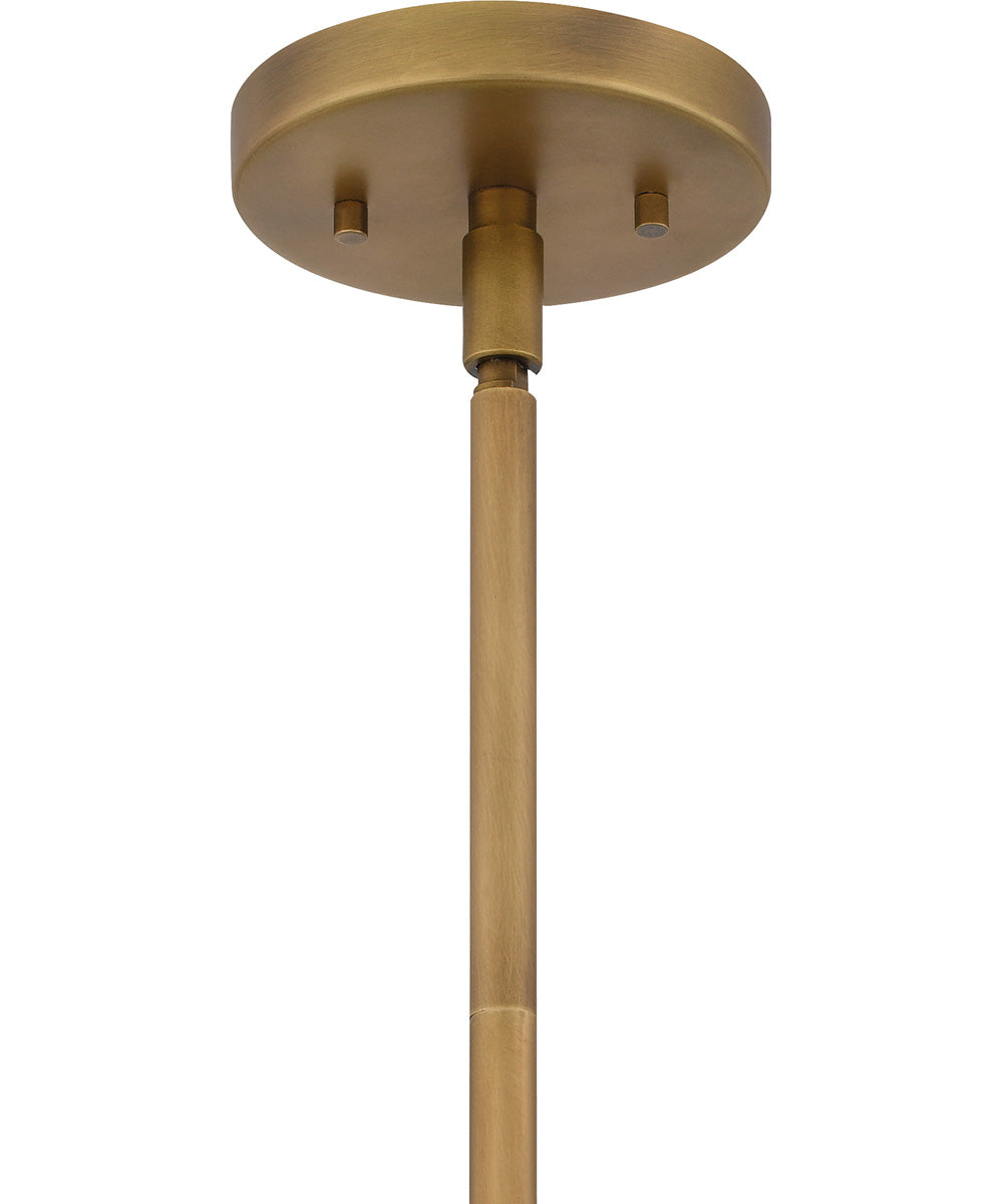 Quoizel Piccolo Pendant 1-light Mini Pendant Weathered Brass