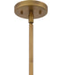 Quoizel Piccolo Pendant 1-light Mini Pendant Weathered Brass