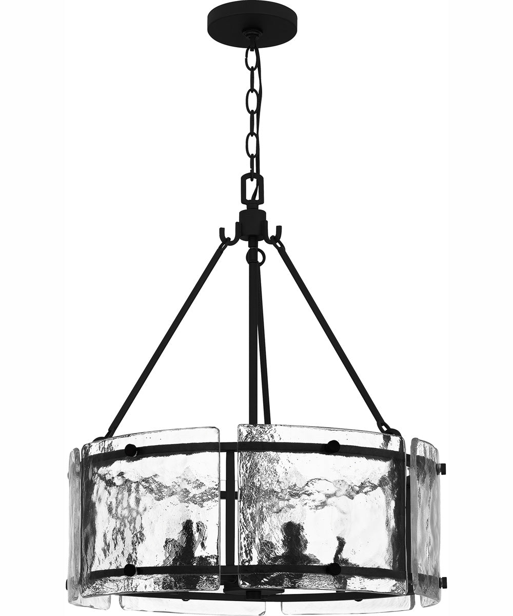 Fortress 5-light Pendant Earth Black