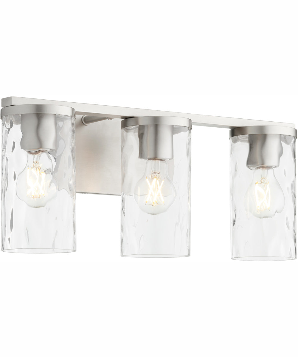 Steinway 3-light Bath Vanity Light Satin Nickel