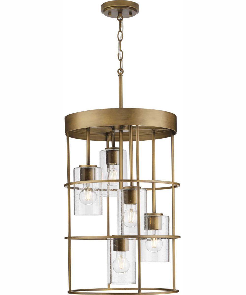 Burgess 5-Light Modern Farmhouse Hall & Foyer Light Aged Bronze