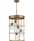 Burgess 5-Light Modern Farmhouse Hall & Foyer Light Aged Bronze