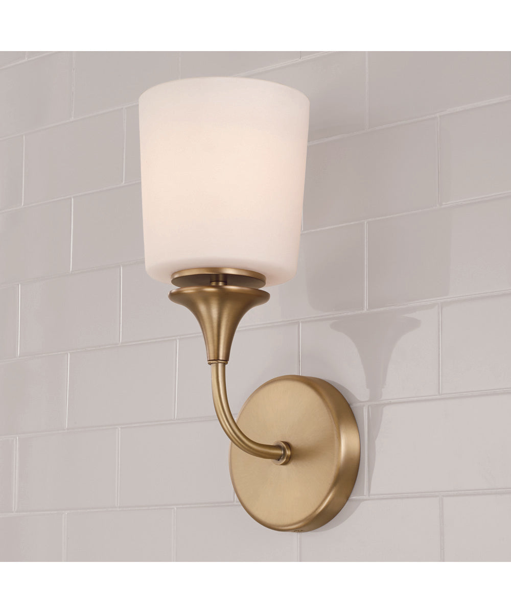 Presley 1-Light Sconce Aged Brass