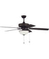 52" Outdoor Pro Plus 211 White 2-Light Indoor/Outdoor Ceiling Fan Espresso
