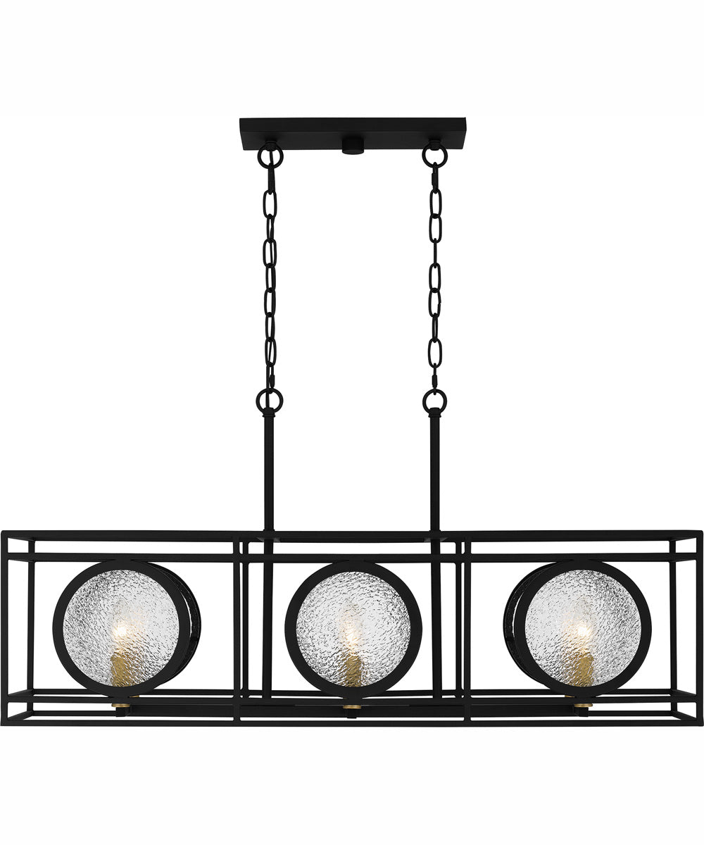 Chalamont Medium 6-light Island Light Earth Black