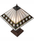 24" High Diamond Band Mission Table Lamp