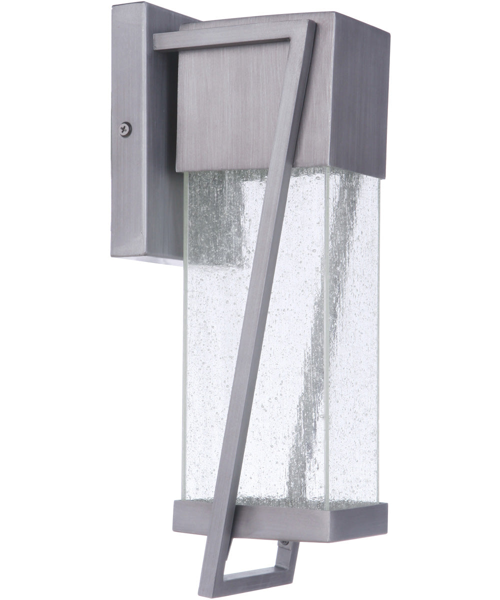 Bryce 1-Light Outdoor Lantern Brushed Titanium