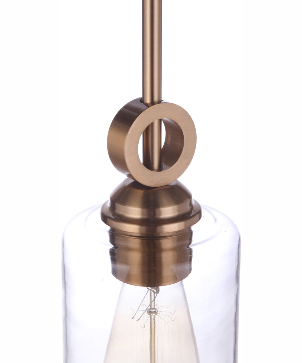 Romero 1-Light Mini Pendant Satin Brass
