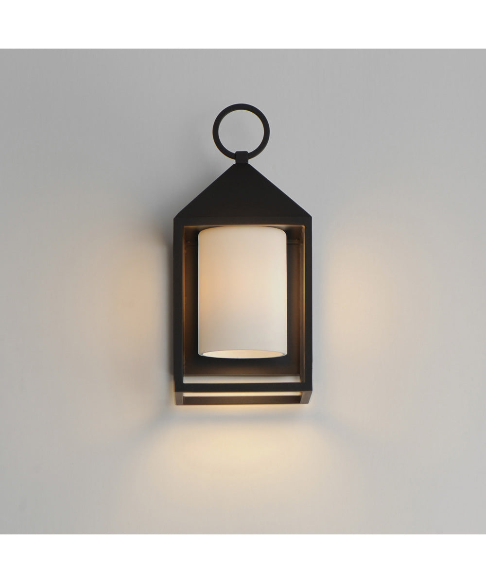 Aldous 1-Light Small Outdoor Sconce Black