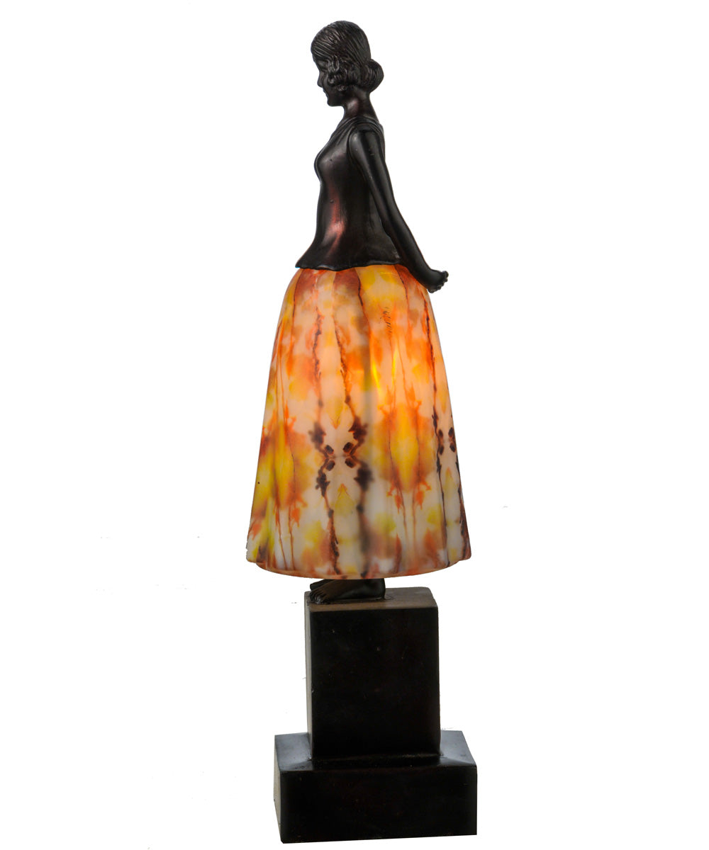 16"H Silhouette Jayne Swayne Accent Lamp