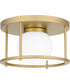Quoizel Flush Mount Small 1-light Flush Mount Soft Gold