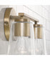 Portman 2-Light Vanity Aged Brass